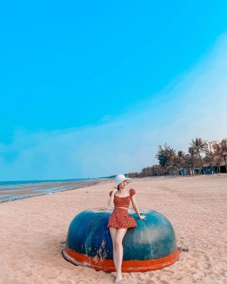 Cửa Lò có đường bờ biển trải dài 12km (Ảnh: @huyentrang12292)